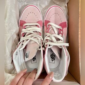 Vans Aritzia TNA sneakers pink/white women size 7